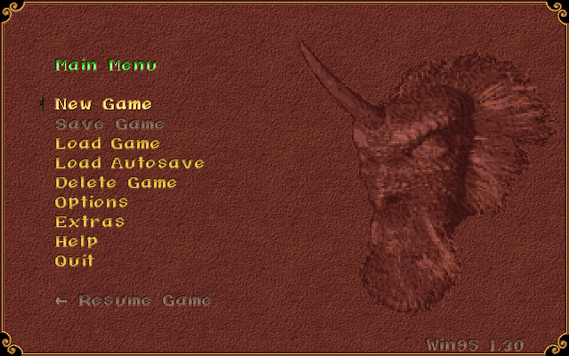 Lands of Lore: Guardians of Destiny  title screen image #1 Main menu