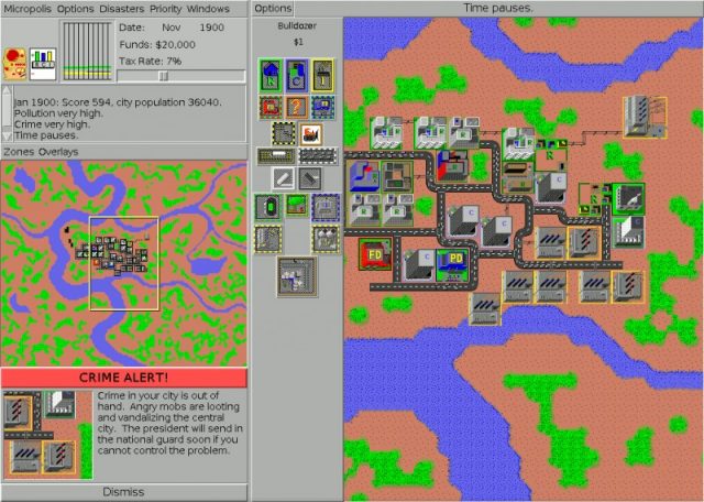 Micropolis  in-game screen image #1 