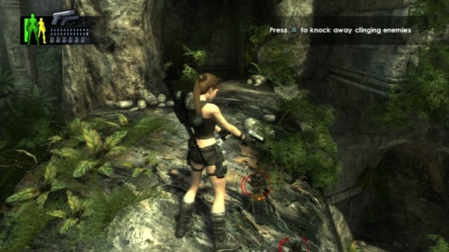 Tomb Raider: Underworld  in-game screen image #1 Aiming the spiders
