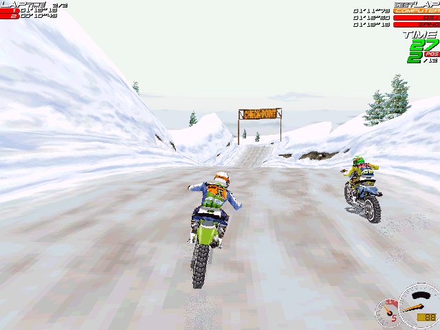 Moto Racer in-game screen image #2 