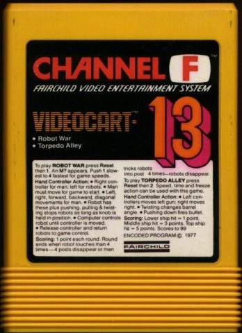 Videocart 13: Robot War - Torpedo Alley  package image #4 