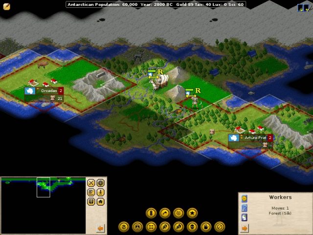 Freeciv in-game screen image #1 
