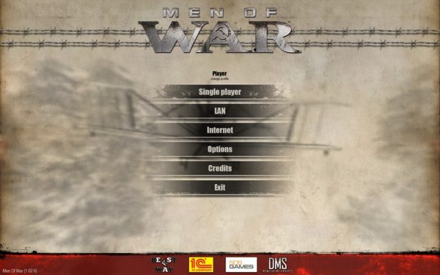 Men of War  title screen image #1 