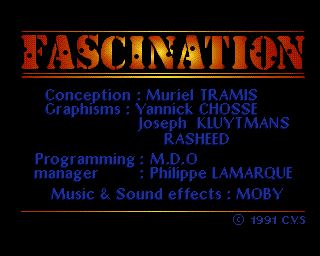 Fascination  title screen image #1 