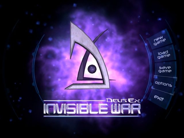 Deus Ex: Invisible War  title screen image #1 