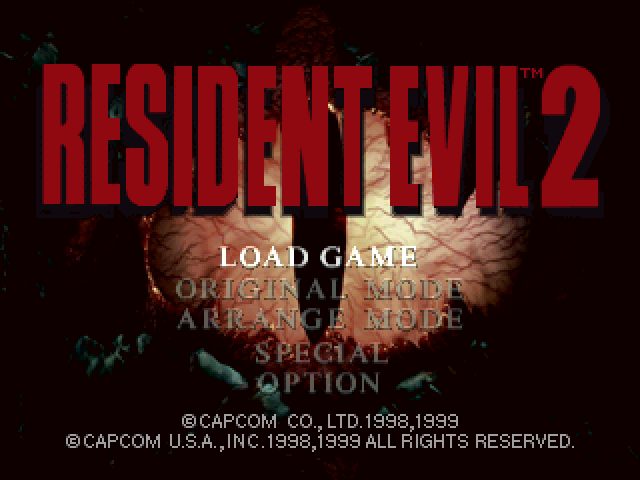 Resident Evil 2  title screen image #1 