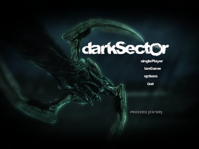 darkSector  title screen image #1 