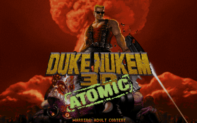 Duke Nukem 3D  title screen image #1 Atomic Edition