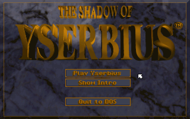 The Shadow Of Yserbius  title screen image #1 