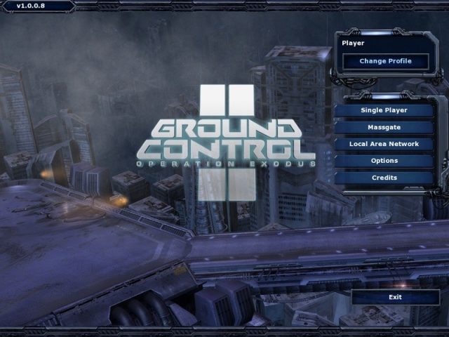 Ground Control II: Operation Exodus  title screen image #1 