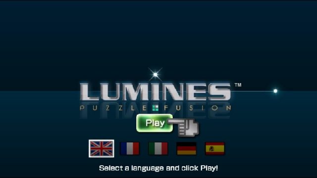 Lumines  title screen image #1 