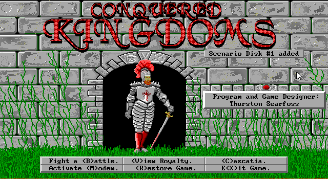 Conquered Kingdoms title screen image #1 