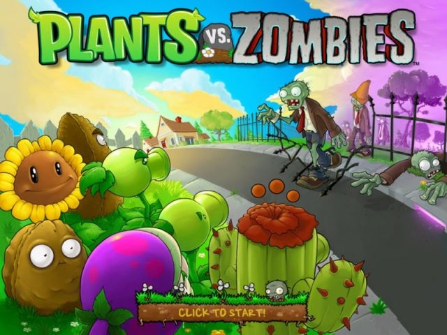 Plants vs. Zombies  title screen image #1 