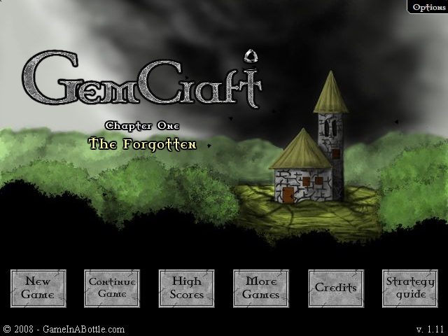 GemCraft - Chapter One: The Forgotten title screen image #1 