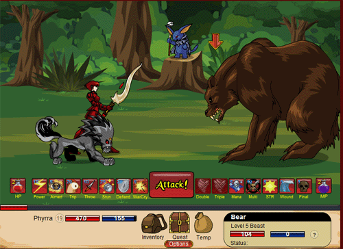 DragonFable  in-game screen image #1 