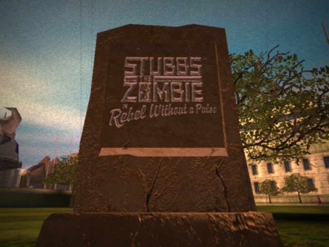 Stubbs the Zombie  title screen image #1 