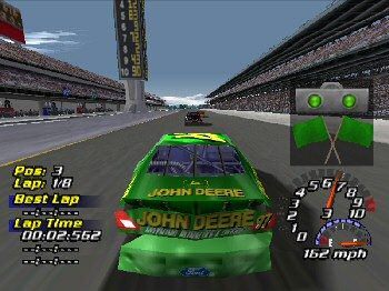 NASCAR 2001 in-game screen image #2 