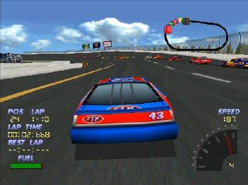 NASCAR '98  in-game screen image #2 