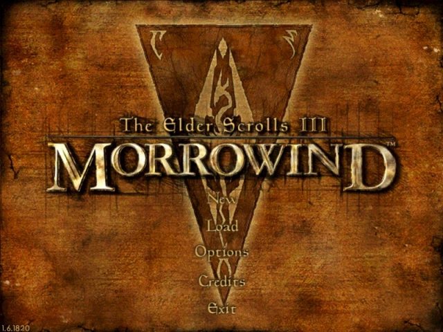 The Elder Scrolls III: Morrowind  title screen image #1 