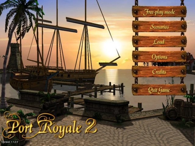 Port Royale 2 title screen image #1 
