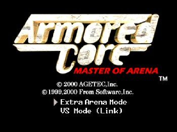 Armored Core: Master of Arena  title screen image #2 