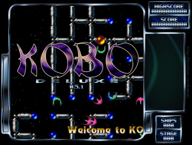 Kobo Deluxe  title screen image #1 