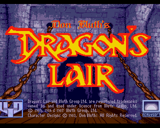 Dragon's Lair title screen image #1 