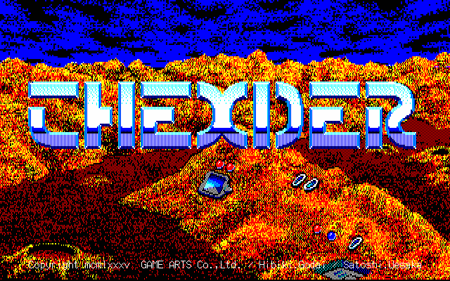 Thexder  title screen image #1 