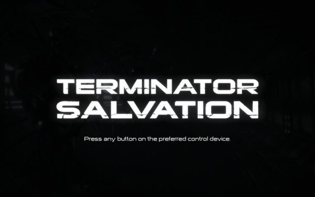Terminator Salvation  title screen image #1 