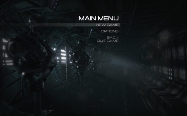 Terminator Salvation  in-game screen image #3 Main menu