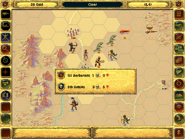Fantasy General in-game screen image #1 