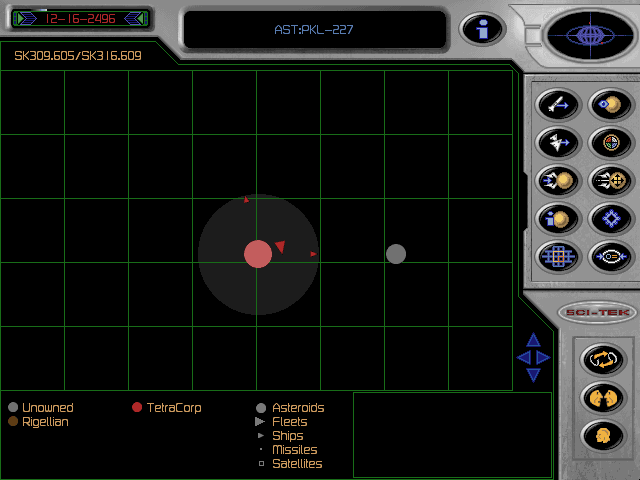 Fragile Allegiance in-game screen image #2 Asteroid map