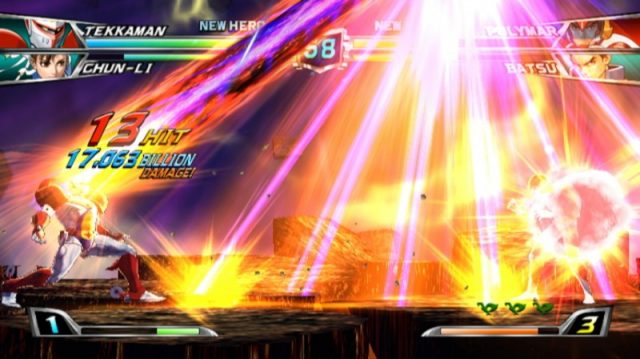 Tatsunoko Vs Capcom : Cross Generation of Heroes  in-game screen image #4 