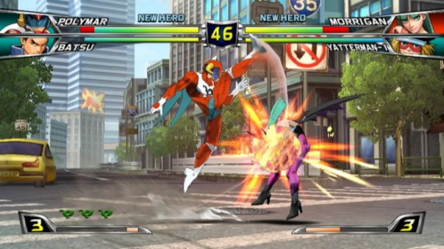 Tatsunoko Vs Capcom : Cross Generation of Heroes  in-game screen image #3 