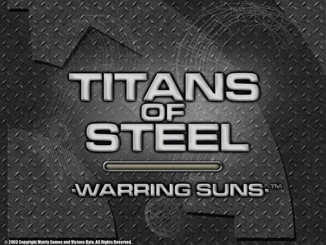 Titans of Steel: Warring Suns  title screen image #1 