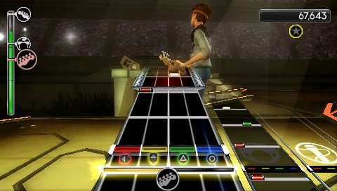 Rock Band Unplugged in-game screen image #1 