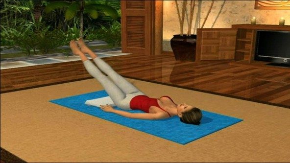 Daisy Fuentes Pilates in-game screen image #1 
