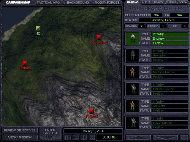 War, Inc. in-game screen image #2 