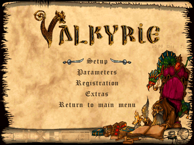 Valkyrie: The Magical Odyssey title screen image #1 