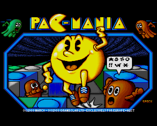 Pac-Mania  title screen image #1 