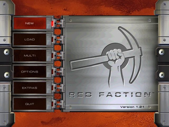 Red Faction  title screen image #1 