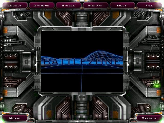Battlezone II: Combat Commander  title screen image #1 Main menu