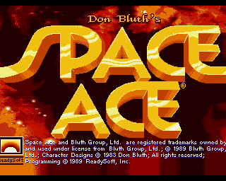 Space Ace title screen image #1 