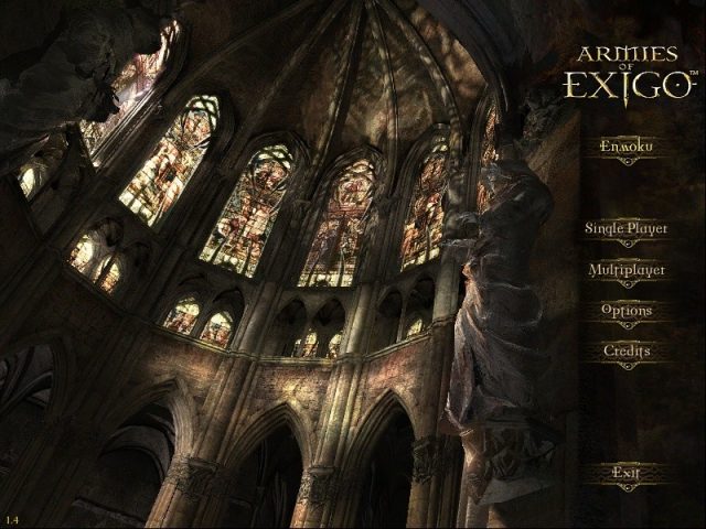 Armies of Exigo  title screen image #1 