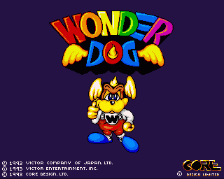 Wonder Dog title screen image #1 