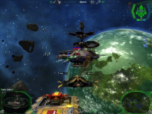 DarkStar One  in-game screen image #2 Towing cargo