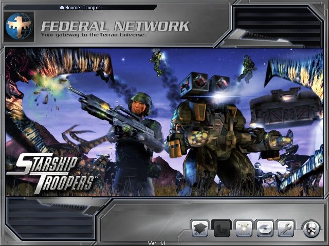 Starship Troopers  title screen image #1 