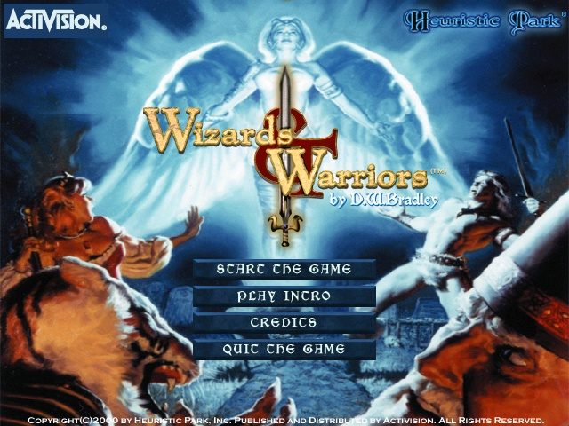 Wizards & Warriors  title screen image #1 