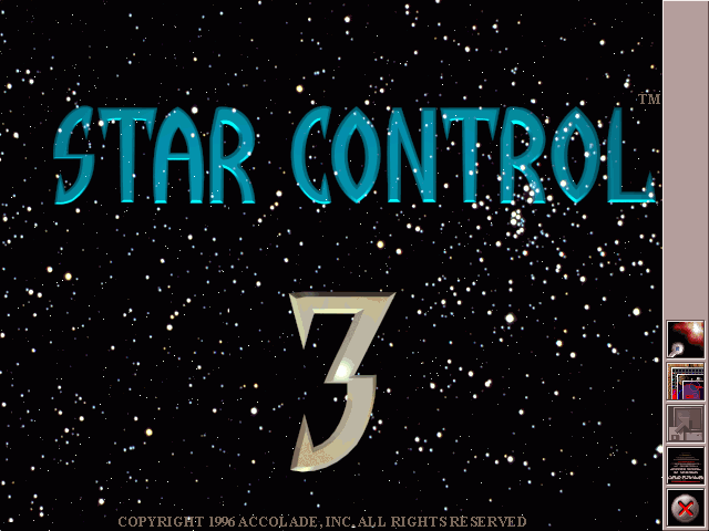 Star Control 3  title screen image #1 