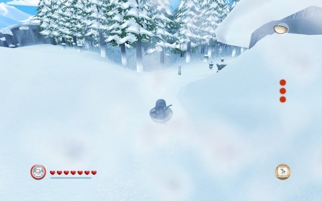 Mini Ninjas in-game screen image #1 Sledding